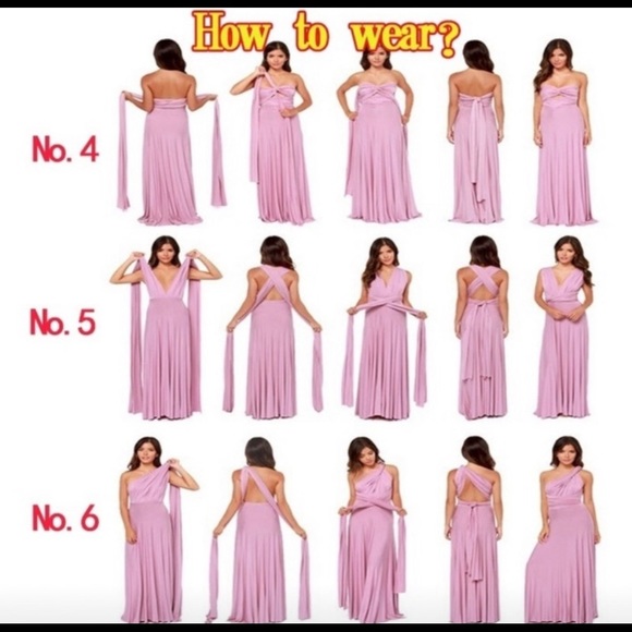 NWT INFINITY WRAP GOWN DRESS💙ROYAL BLUE - Picture 16 of 16